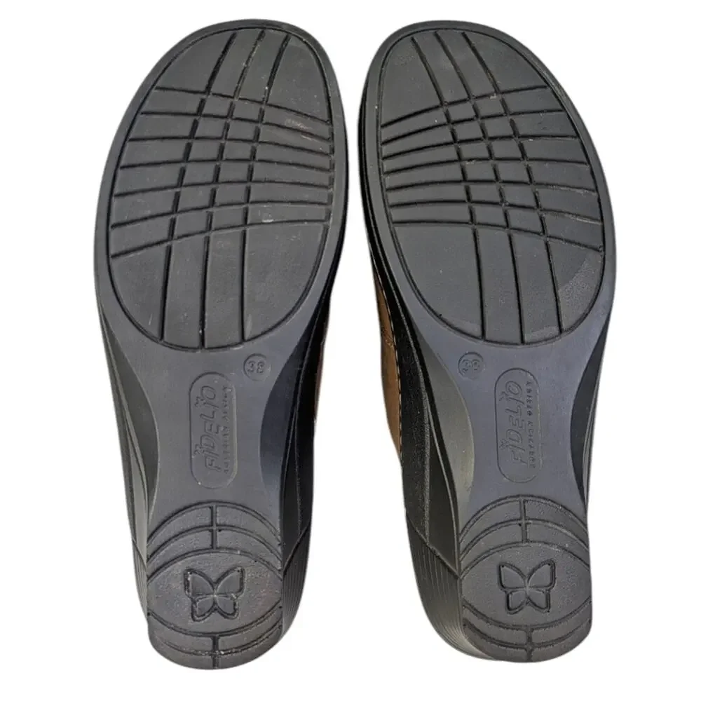 Fidelio Hallux Sophie No Back Sandals Size 38 US 7  EUC   S3557